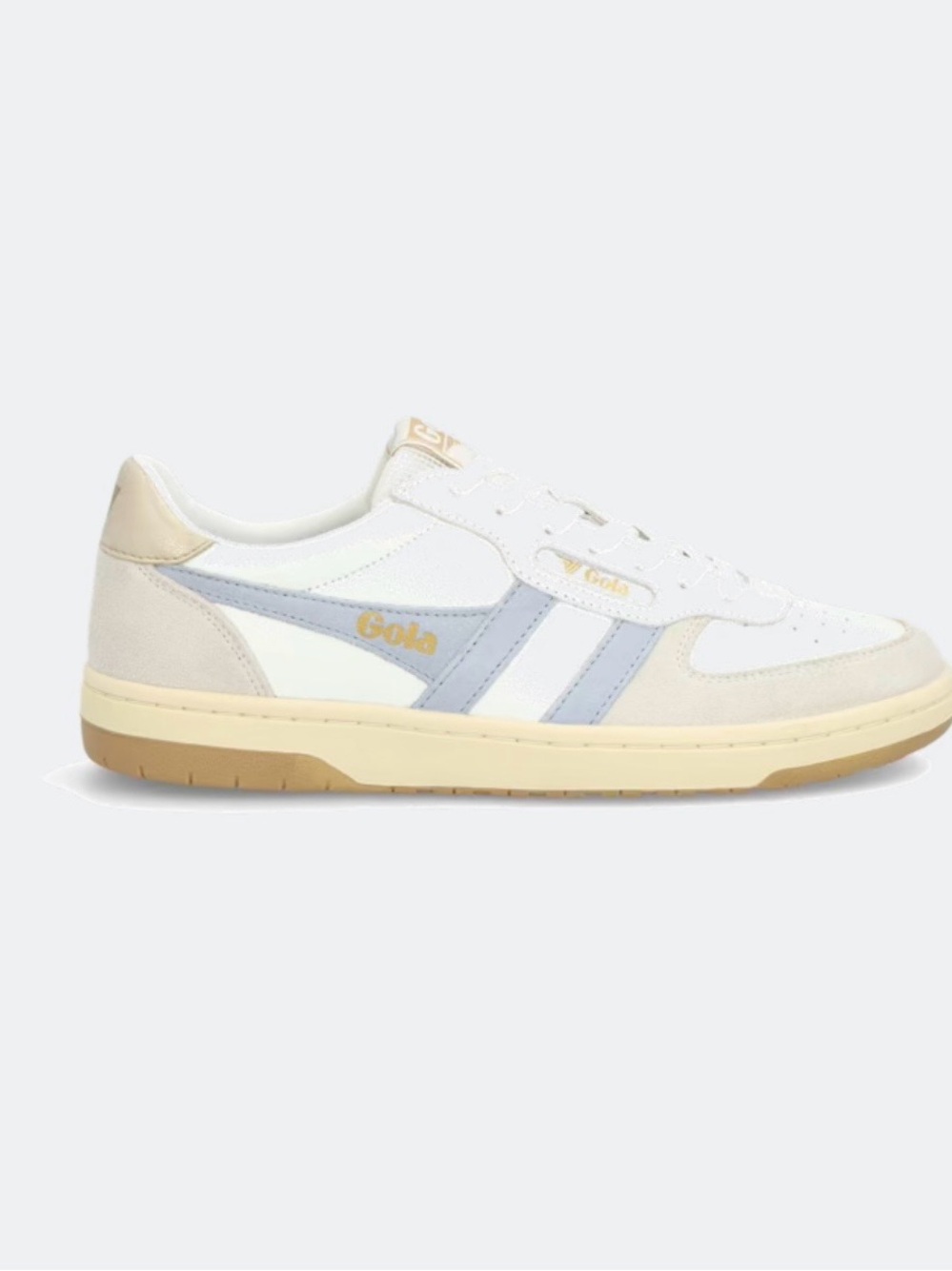 Gola Women's White, Light Blue & Cream Low-Top Sneakers Size 8 - Picture 2 of 11